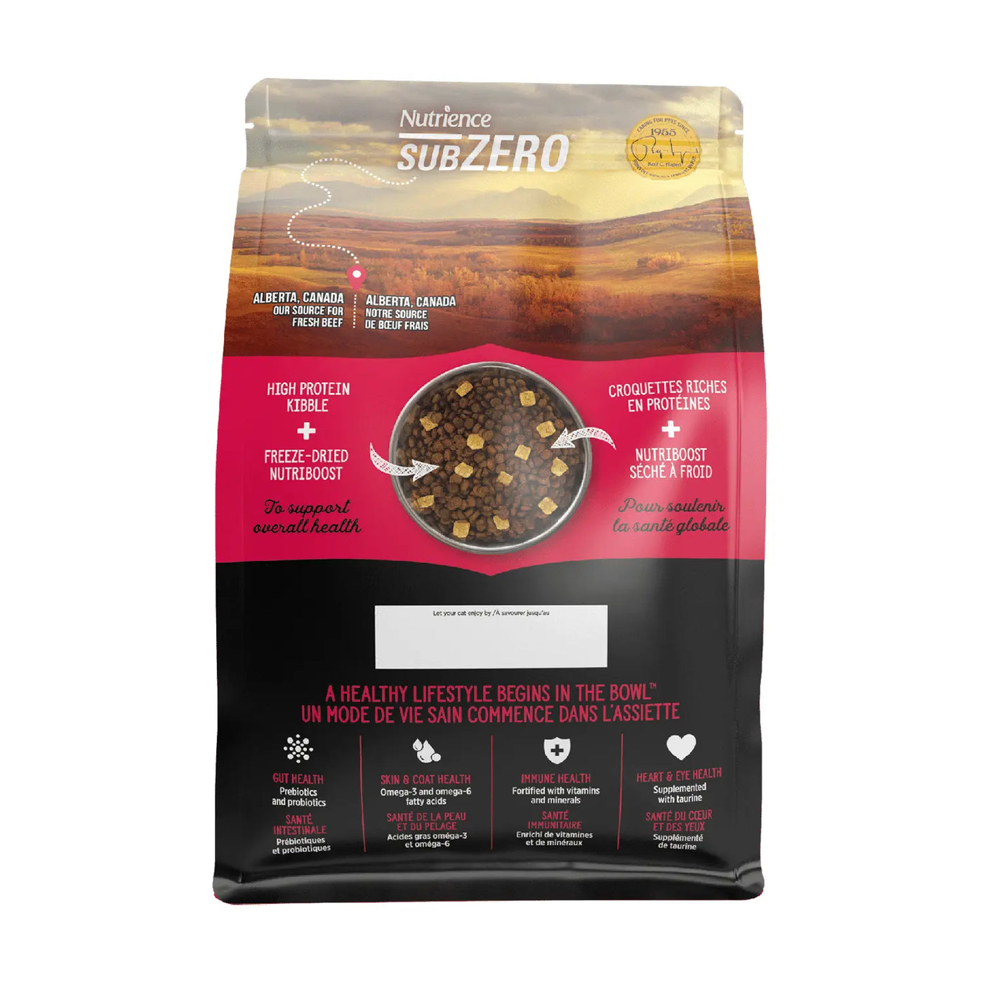 Nutrience_Sub_Zero_頂級紅肉_海魚_脫水肉粒配方_全貓