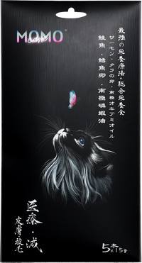 MOMOcare 貓泥5條裝 (鮭魚・鱈魚卵・南極磷蝦油) 75g x5