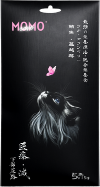 MOMOcare 貓泥5條裝 (鮪魚・蔓越莓) 75g x5