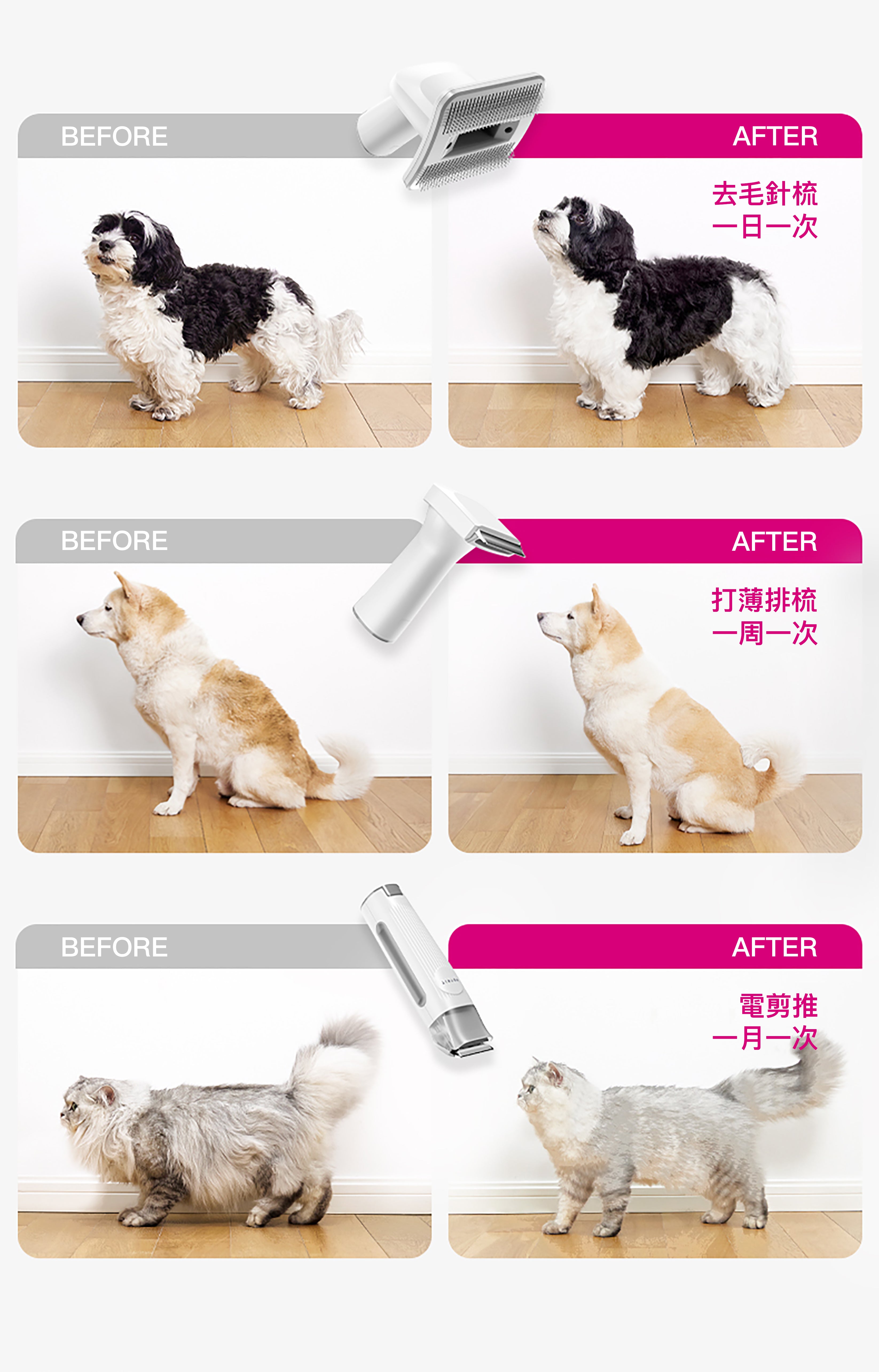 PETKIT_AirClipper_寵物5合1美容修毛器