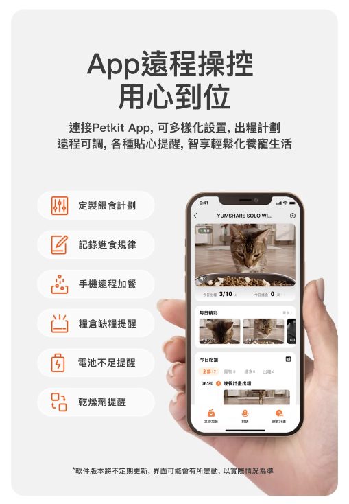 PETKIT_Yumshare_Gemini_雙糧倉智能餵食器_(鏡頭版/實時影像)