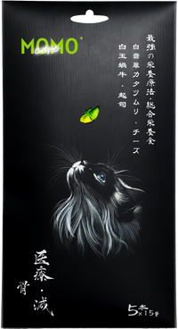 MOMOcare 貓泥5條裝 (白玉蝸牛・起司) 15g x5