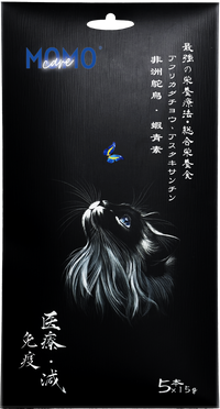 MOMOcare 貓泥5條裝 (非洲鴕鳥・蝦青素) 75g x5