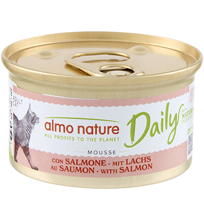 Almo Nature 貓濕糧 - Daily 慕絲系列 - 三文魚 85g