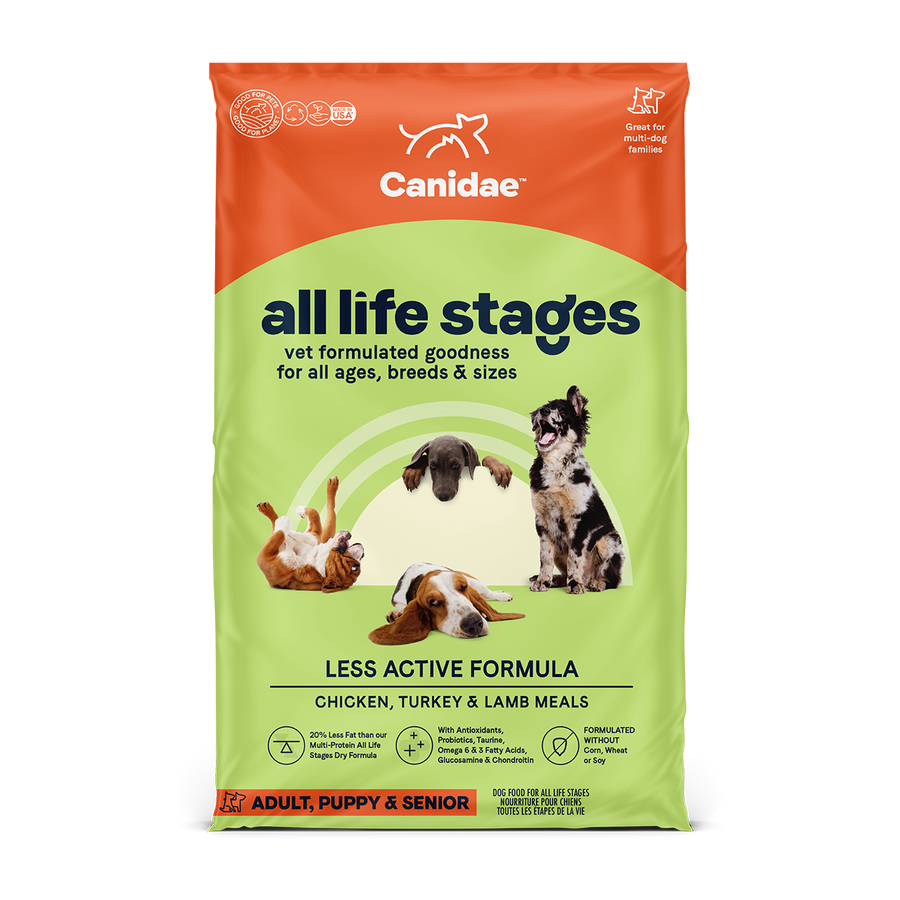 Canidae 美國咖比狗乾糧 - All Life Stages - 老年及體重控制配方 / Dry Dog Food, Less Active, Multi-Protein