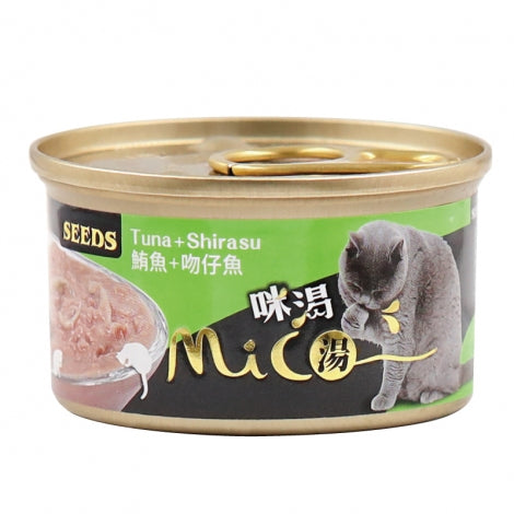 SEEDS_Mico_機能補水濃湯副食罐_鮪魚+吻仔魚_85g_[幫助皮膚健康]