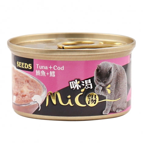 SEEDS_Mico_機能補水濃湯副食罐_鮪魚+鱈魚_85g_[維持免疫力]
