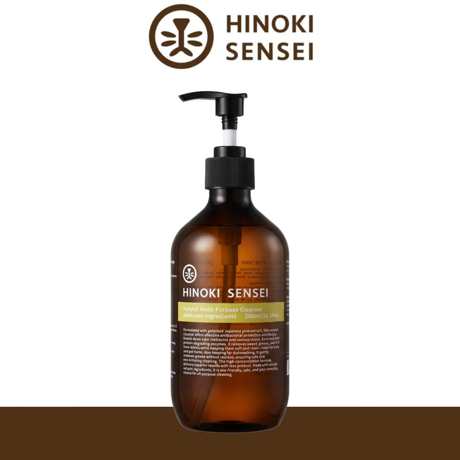 檜沐先生 3合1洗衣・洗碗・洗手清潔露 500ml Hinoki Sensei 3-in-1 Laundry, Dish & Hand Wash 500ml