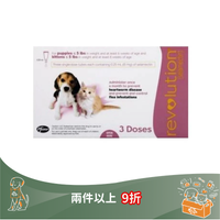 Revolution for Cats and Dogs (預防跳蚤、心絲蟲病、蛔蟲、鉤蟲、耳蟎)