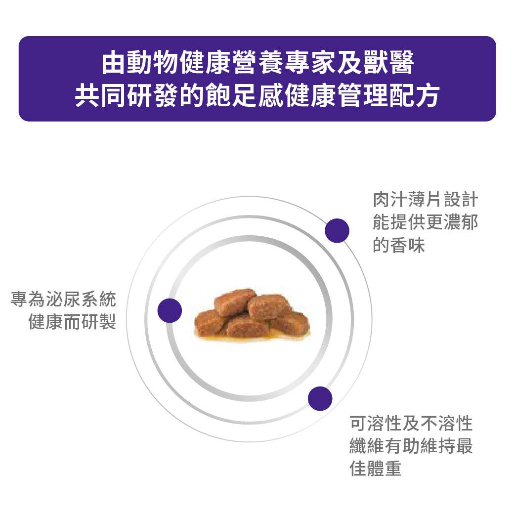 Royal Canin - VHN Cat Neutered Balance 絕育貓飽足感健康管理袋裝濕糧（肉汁）85g