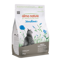 Almo Nature 貓乾糧 - 絕育 - 鯷魚米飯配方 2kg