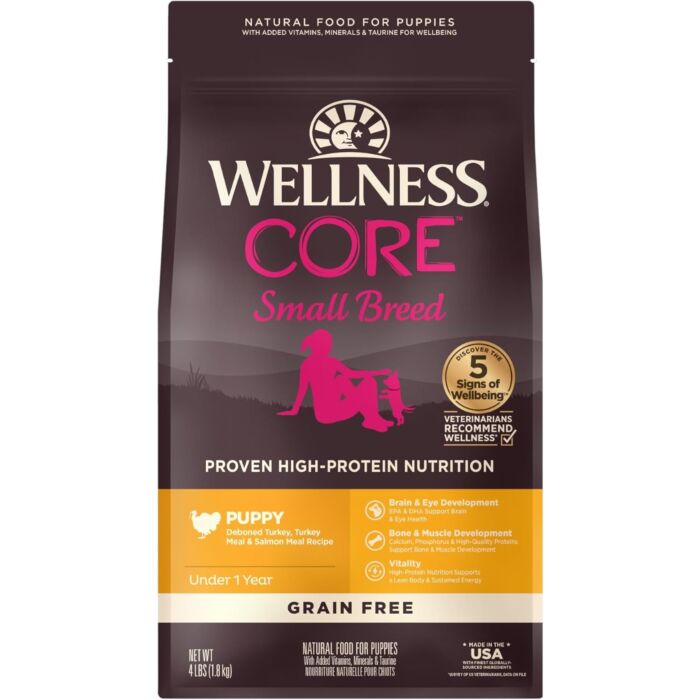 wellness_core_無穀物幼犬乾糧_細粒裝_火雞和三文魚配方_4lbs