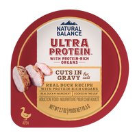 NATURAL BALANCE - Ultra Protein頂級系列 - 貓用 肉塊併肉汁滋味杯2.7oz (雞肉 / 鴨肉 / 三文魚)
