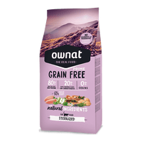 OWNAT 全齡貓體重管理-放牧雞肉與火雞貓糧 (已絕育）Prime Grain Free【Sterilized】Chicken & Turkey Cat Food