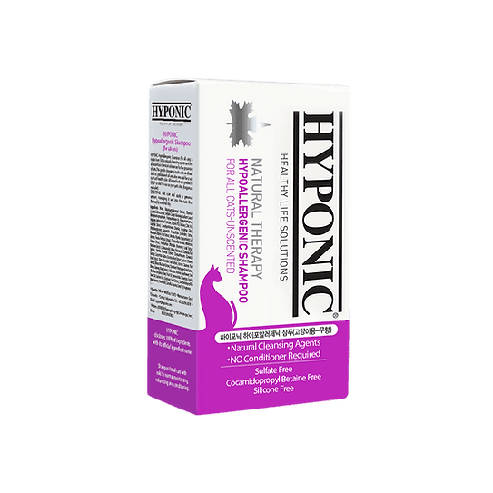 HYPONIC 極致低敏原始無味貓用沖涼液 Hypoallergenic Shampoo (For All Cats Unscented)