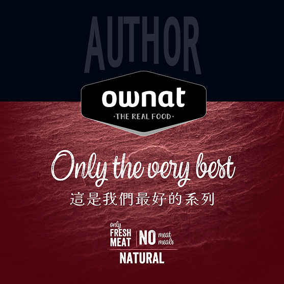 Ownat Author 高比例新鮮雞即製(低穀)成長期犬用乾糧