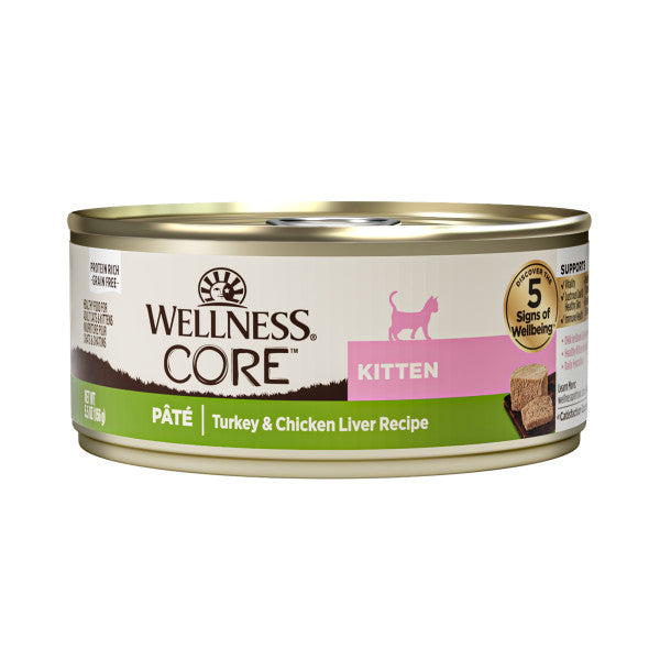wellness_美國幼貓濕糧_core_無穀物_火雞雞肝肉醬配方_5_5oz