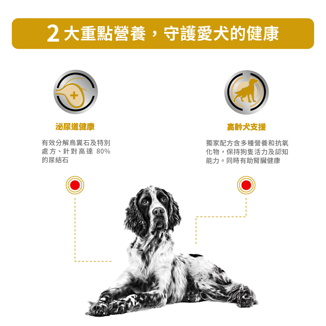 Royal Canin - VHN Dog Urinary AG 7+ 成犬7歲以上泌尿道處方糧