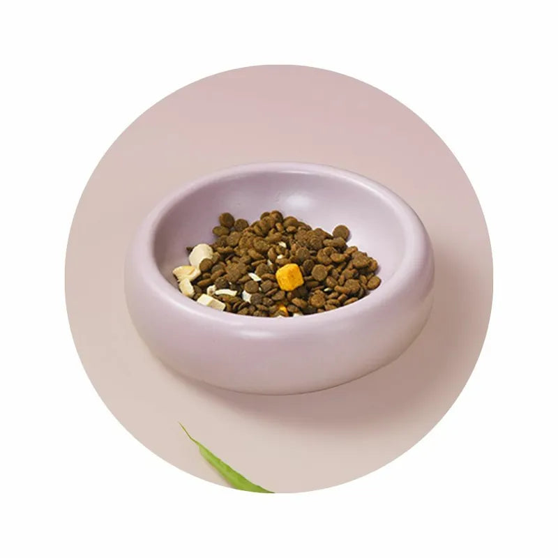 Dah_紫丁香冬甩陶瓷餵食碗