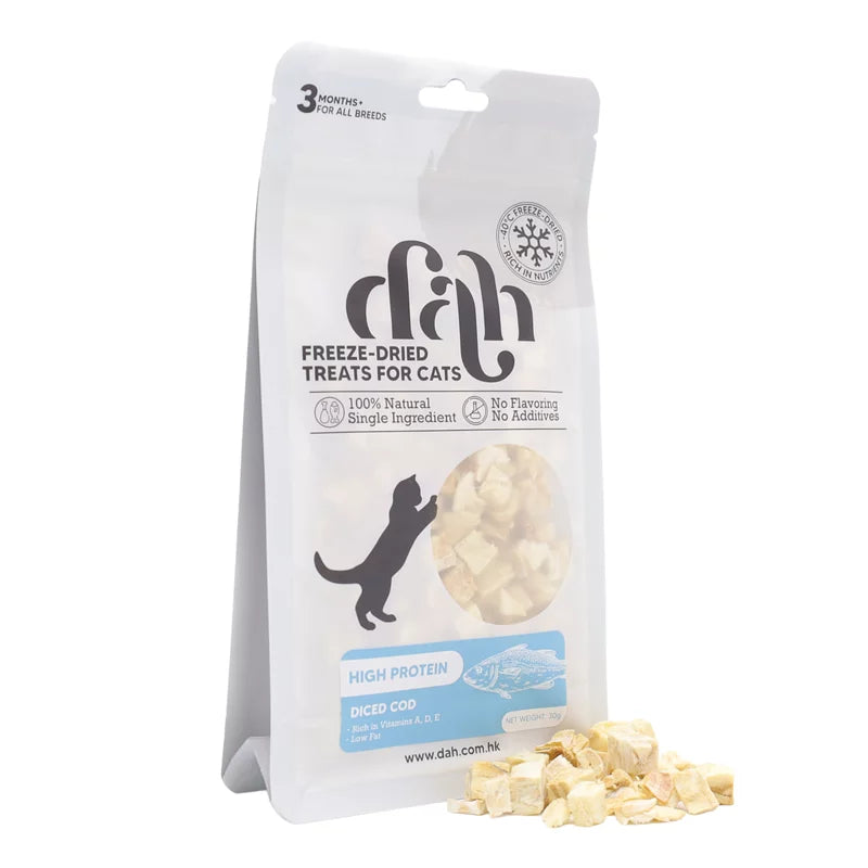 Dah_鱈魚粒凍乾30g