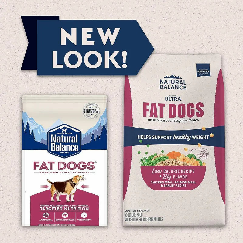 NATURAL BALANCE - FAT 減肥系列 - 體重控制成犬糧 (雞肉﹑三文魚及大麥配方)