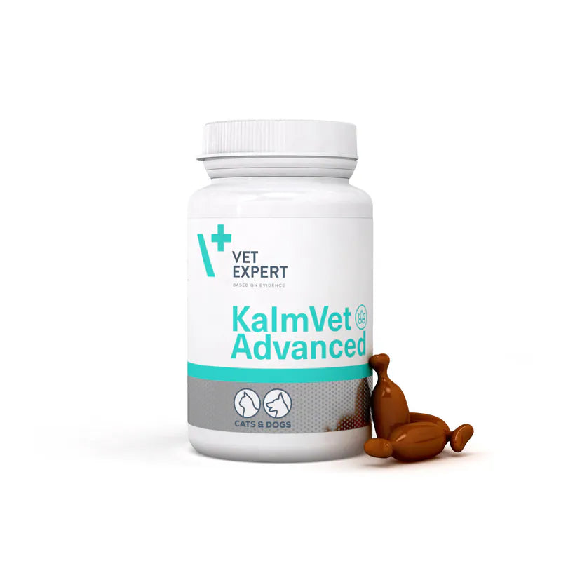 Vet_Expert_V+_KalmVet_(60_twist_off_capsules)_貓狗加強版減壓補充品_60粒膠囊_(可擰開)