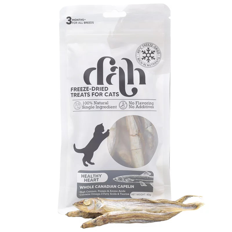 Dah_原隻加拿大多春魚凍乾40g