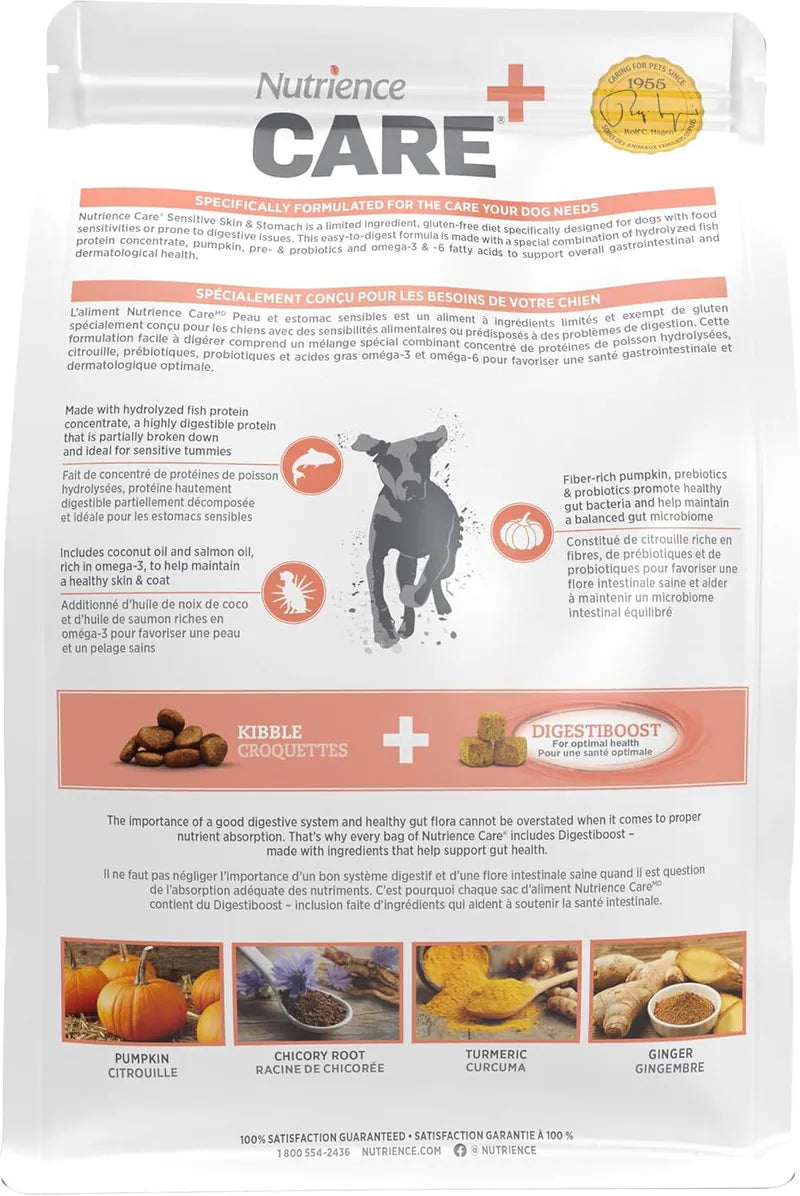 Nutrience Care 無穀物 過敏皮膚及腸胃配方成犬糧 5lb