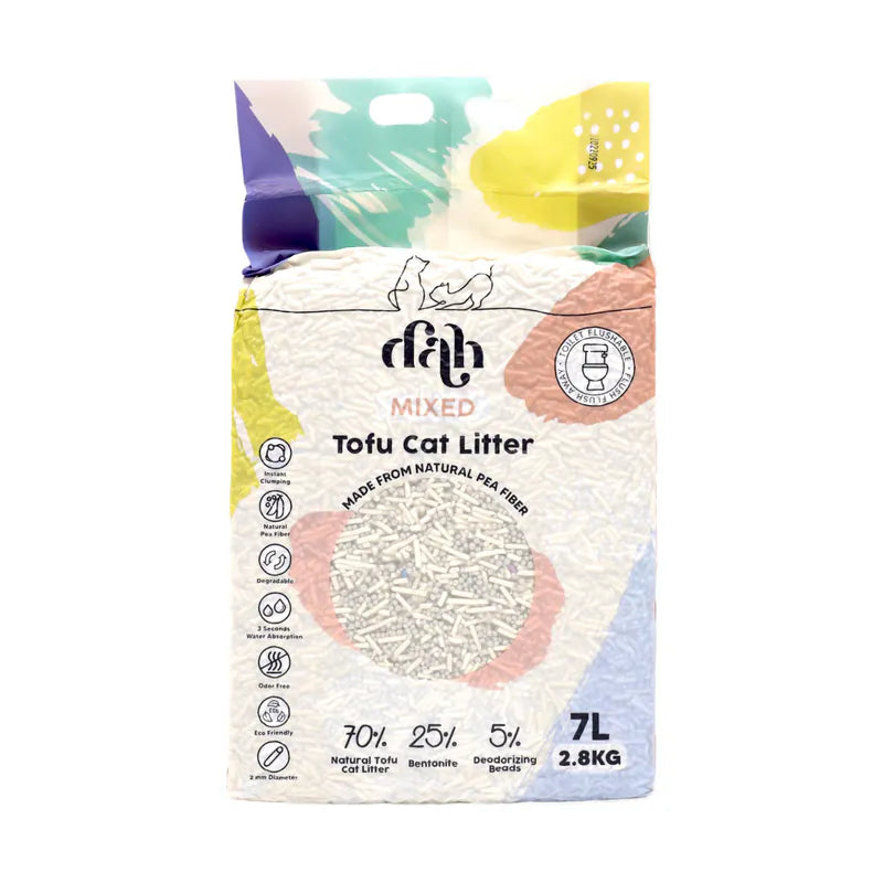 Dah_天然豌豆混合貓砂 7L(豌豆纖維+礦土)2.8
kg