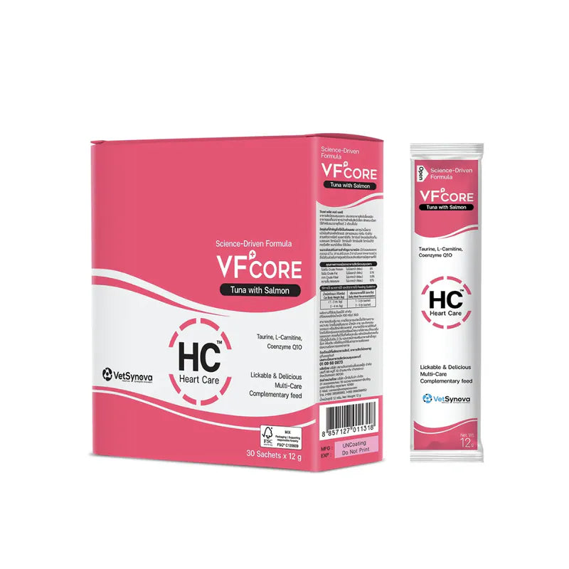 VF+CORE -HC 心臟護理 -貓咪吞拿魚配三文魚肉泥 (12g x 30包 )