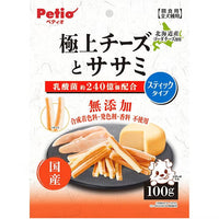 Petio 極上 無添加 芝士雞胸肉條 100g