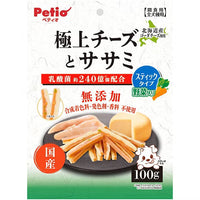 Petio 極上 無添加 芝士雞胸肉+蔬菜條100g