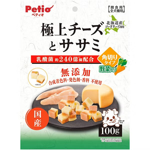 Petio 極上 無添加 芝士雞胸肉+蔬菜粒粒100g