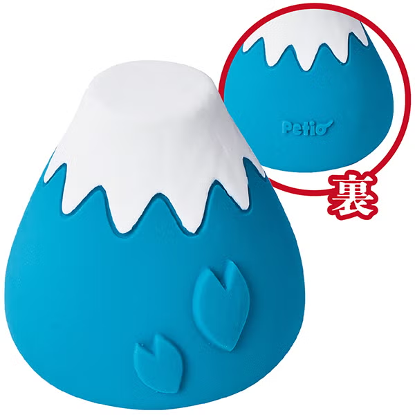 Petio 犬雅系列 富士山造型乳膠狗玩具(藍色款)