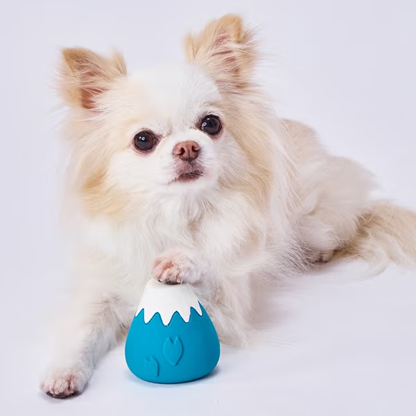 Petio 犬雅系列 富士山造型乳膠狗玩具(藍色款)