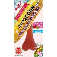 Petio 咬咬CORN系列 潔齒玩具紅莓薄荷味M(中型犬用)