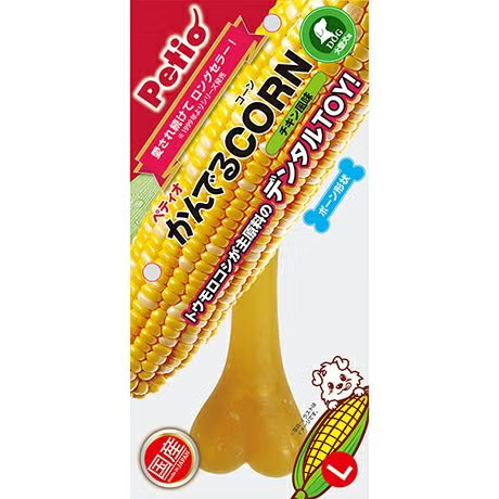 Petio 咬咬CORN系列 潔齒玩具雞肉風味L(大型犬用)