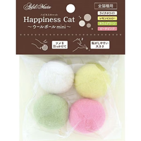 Petio Add.Mate Happiness Cat 羊毛球迷你貓玩具(4個裝)