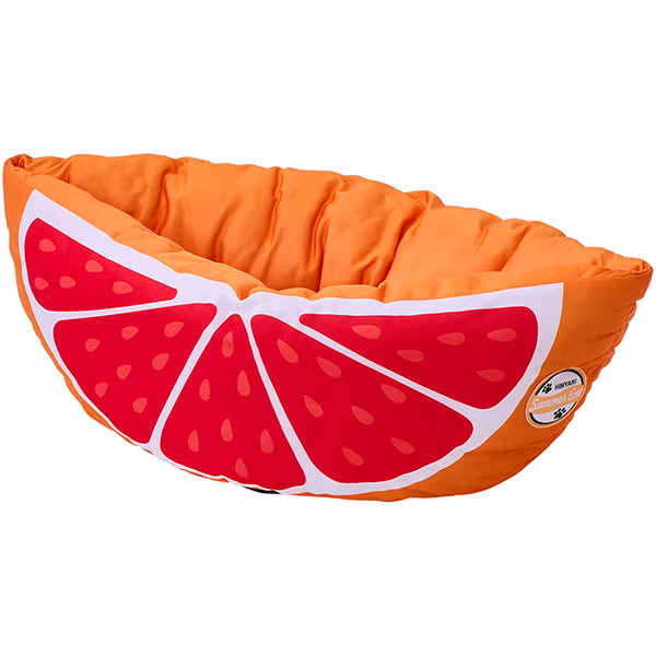 Petio 涼爽舒適半圓型寵物床(西柚型)