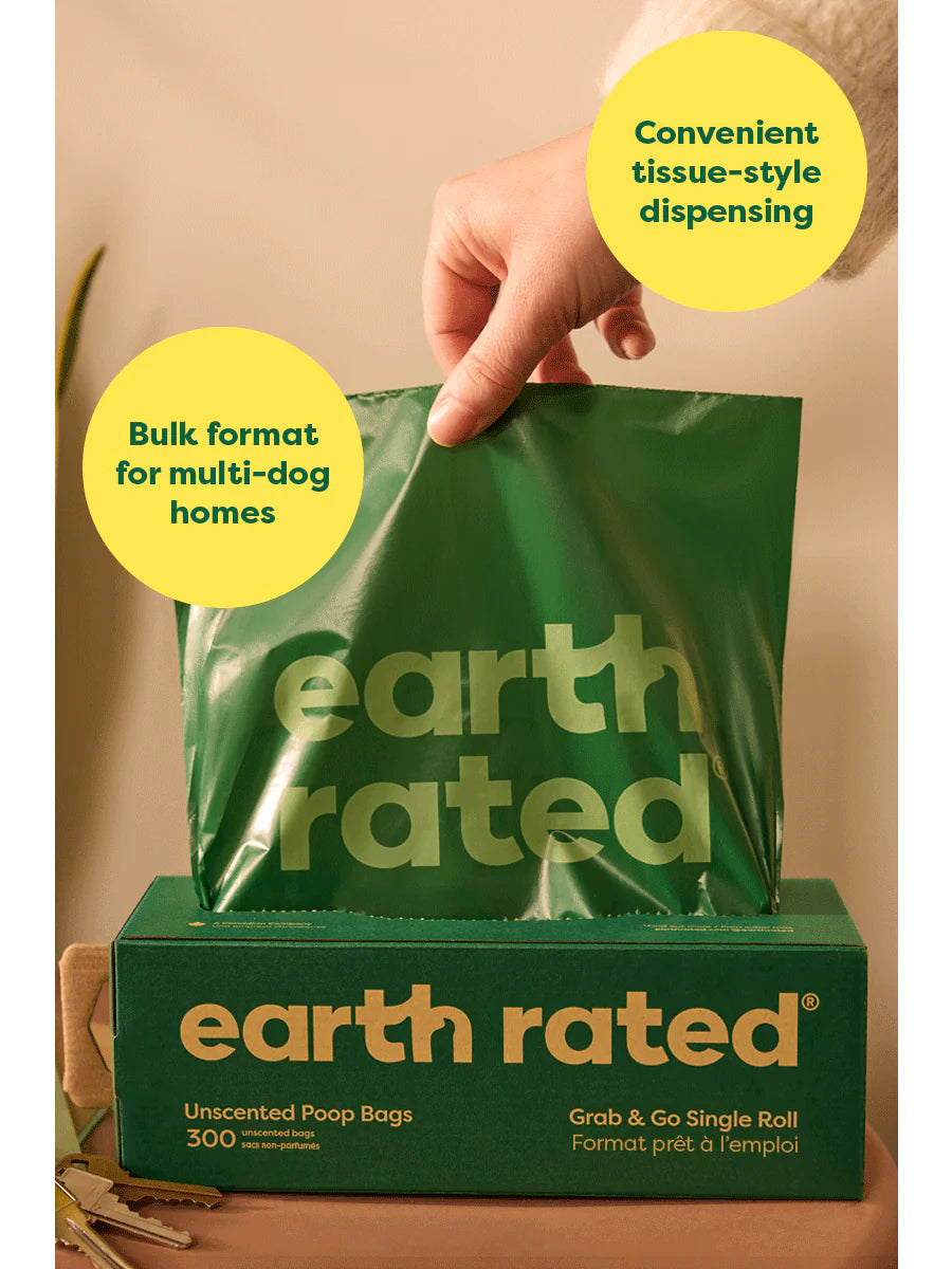 Earth Rated 300個裝環保撿便袋補充裝 (薰衣草香味)