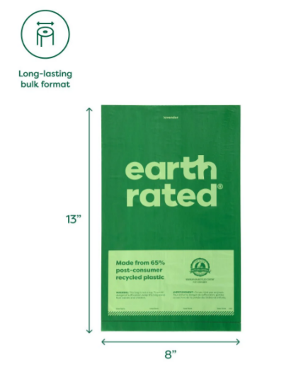Earth Rated 300個裝環保撿便袋補充裝 (無香味)