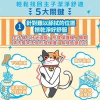 ODOUT 臭味滾 貓用抗菌除臭濕紙巾 (1包50抽)