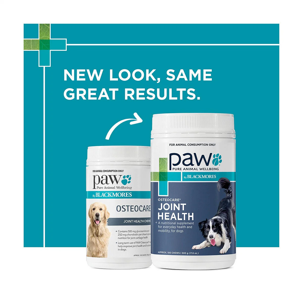 PAW OSTEOCARE JOINT PROTECT CHEWS 500G 100'S 狗用關節護理健康咀嚼片 500g 100粒裝