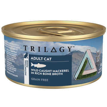 TRILOGY 貓主食罐頭 - 成貓鯖魚高湯罐頭 85g
