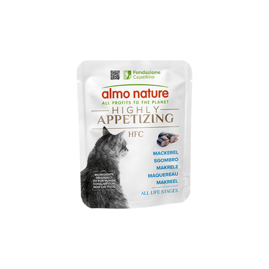 Almo Nature 貓濕糧 - 開胃精萃鮮燉包系列 - 鯖魚50g / HFC Appetizing - Mackerel 50g