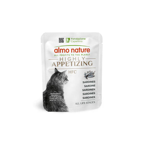 Almo Nature 貓濕糧 - 開胃精萃鮮燉包系列 - 沙丁魚50g / HFC Appetizing - Sardines 50g