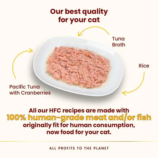 Almo Nature 貓濕糧 - 尿道護理鮮肉湯包系列 - 太平洋吞拿魚+蔓越莓 50g / HFC Urinary Help - Pacific Tuna with Cranberries 50g