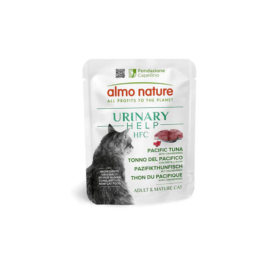 Almo Nature 貓濕糧 - 尿道護理鮮肉湯包系列 - 太平洋吞拿魚+蔓越莓 50g / HFC Urinary Help - Pacific Tuna with Cranberries 50g