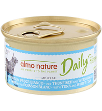 Almo Nature 貓濕糧 - Daily 慕絲系列 - 吞拿魚和鱈魚 85g