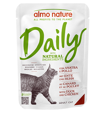 Almo Nature 貓濕糧 - Daily - 雞肉三文魚 70g